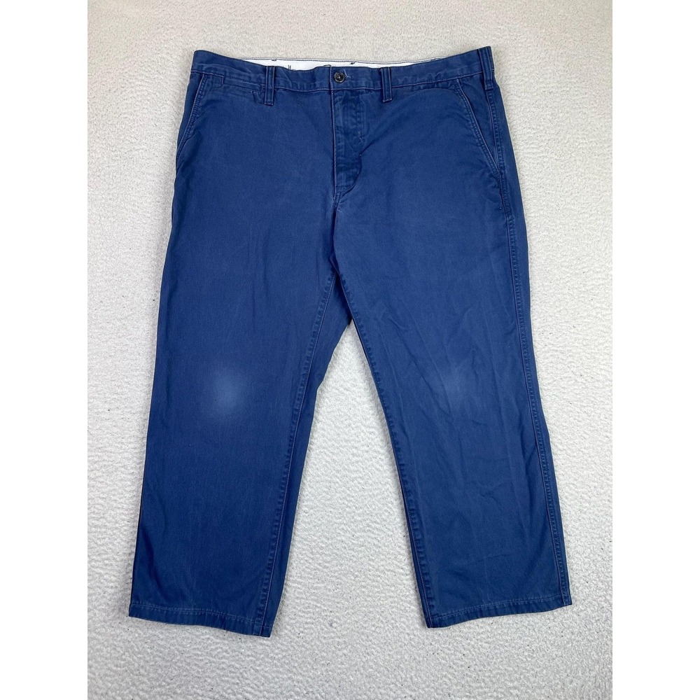 Eddie Bauer Legend Wash Pants Mens 38x30 Blue Cotton Chino Classic Fit 5696